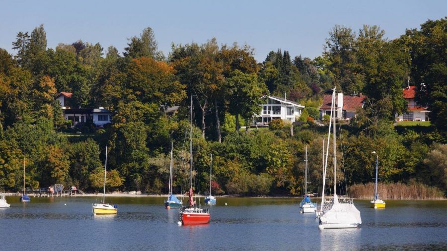 Idyll: Hier, in Inning am Ammersee, wollen Helene Fischer und Thomas Seitel ihr Liebesglück genießen