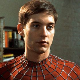 Tobey Maguire 2002 als Peter Parker alias "Spider-Man". (smi/spot)