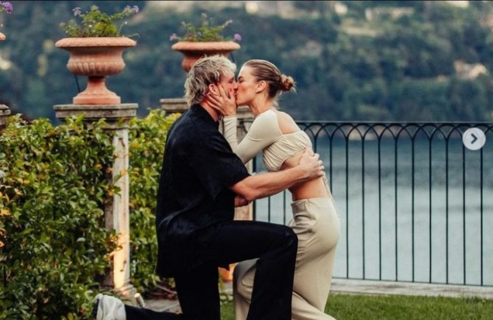 Logan Paul and Nina Agdal’s Romantic Engagement in Lake Como: A Fairytale Moment