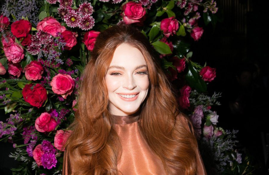 Lindsay Lohan - Feb 23 - Christian Siriano Fall/Winter 2023 NYFW Show - NYC - Getty Images BangShowbiz