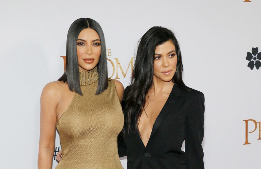 Kim Kardashian and Kourtney Kardashian - The Promise screening TCL Chinese Theatre in Hollywood - 12.04.17 - Photoshot BangShowbiz