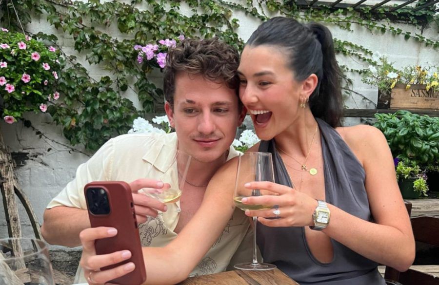 Charlie Puth and Brooke Sansone - Engagement - Instagram BangShowbiz