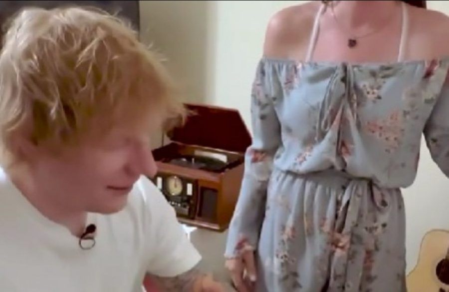 Ed Sheeran performing at fan's house - Instagram September 19 2023 BangShowbiz