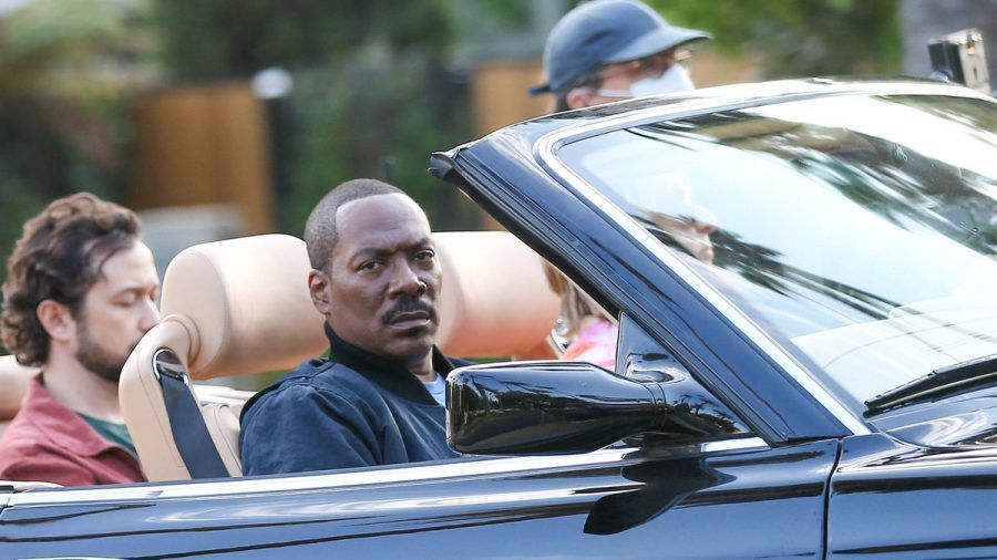 Eddie Murphy beim Dreh zu "Beverly Hills Cop 4". (hub/spot)