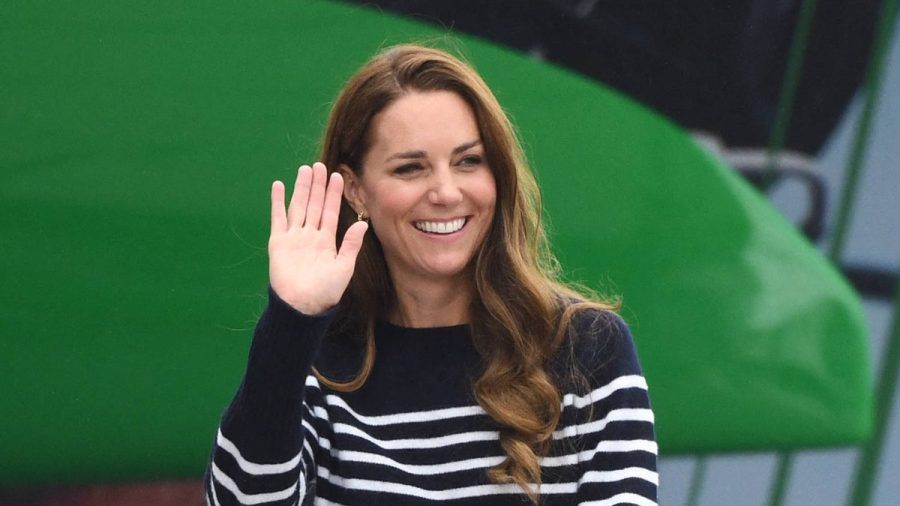 Im Juli 2022 besuchte Prinzessin Kate Plymouth im maritimen Look. (ae/spot)