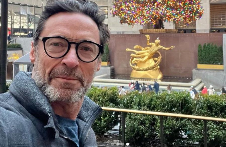 Hugh Jackman - Rockefeller Center - New York - Instagram - December 25th 2023 BangShowbiz