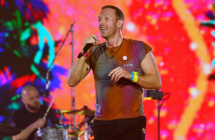 Chris Martin - Coldplay - Wembley Stadium 2022 - Getty BangShowbiz