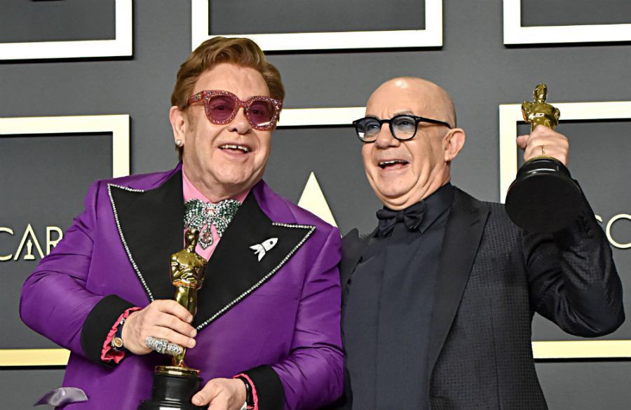 Sir Elton John and Bernie Taupin win Oscars 2 February 2020 Getty BangShowbiz