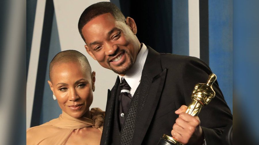 Jada Pinkett Smith und Will Smith nach der folgenreichen Oscar-Verleihung. (smi/spot)