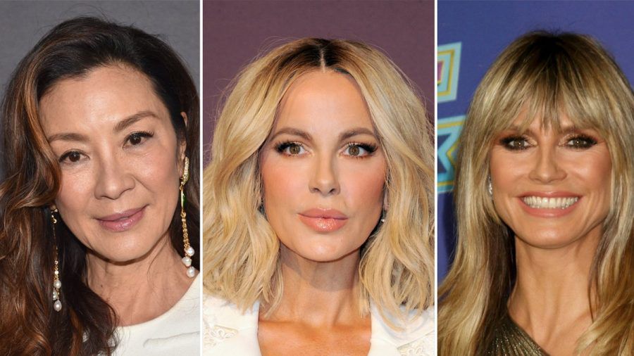 Michelle Yeoh, Kate Beckinsale und Heidi Klum tragen Frisuren, die optisch verjüngend wirken. (the/spot)