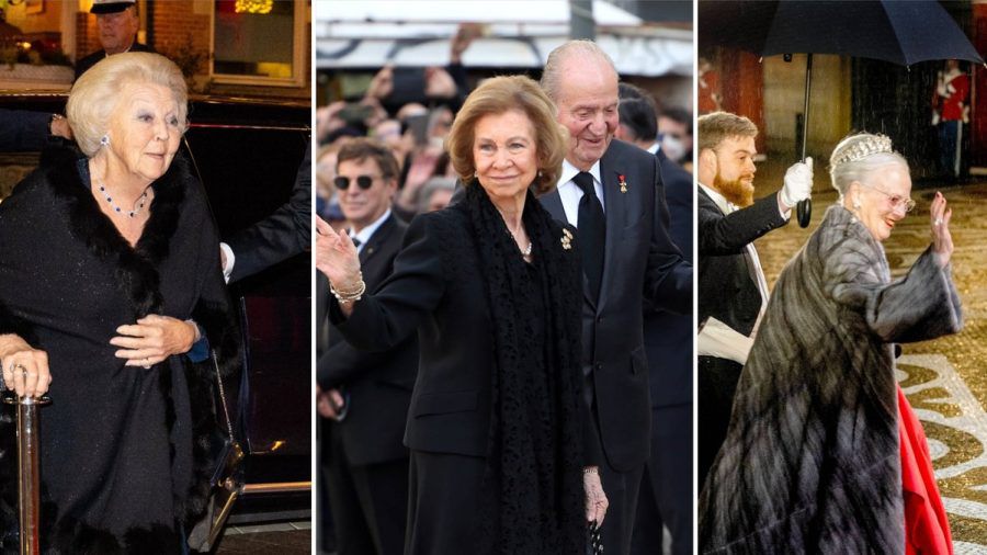 Royale Damen nach dem Abschied vom Thron: Beatrix der Niederlande, Sofia von Spanien, Margrethe von Dänemark. (hub/spot)