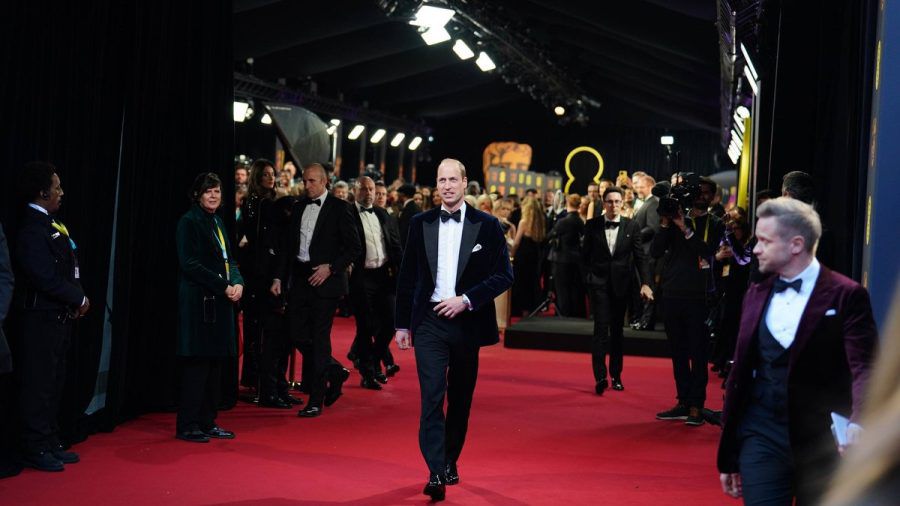 Prinz William bei den BAFTAs in London. (ym/spot)