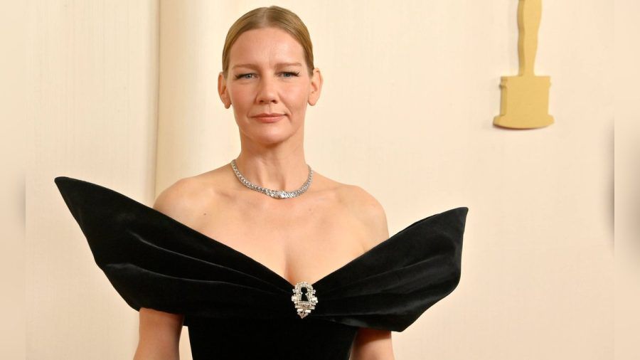 Sandra Hüller hatte für die Oscars ein imposantes Kleid gewählt. (stk/spot)