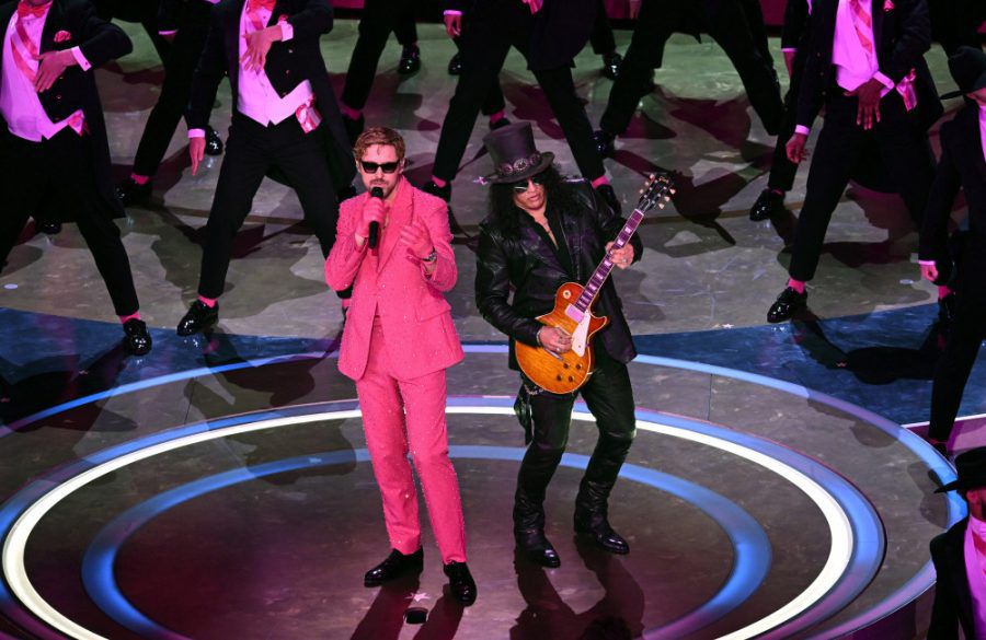 Ryan Gosling and Slash perform I'm Just Ken at 96th Oscars - Getty BangShowbiz