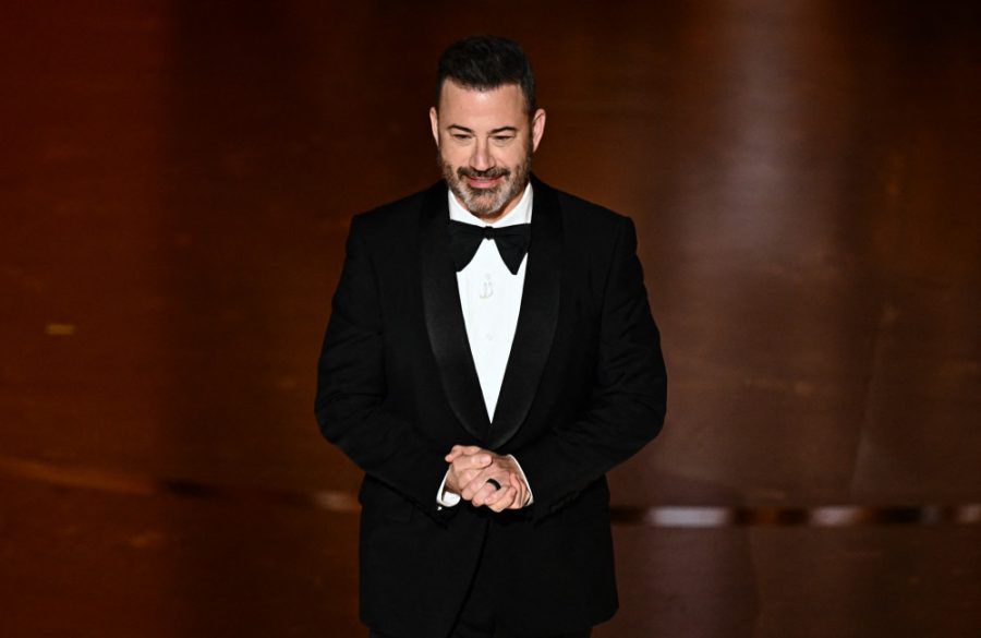 Jimmy Kimmel speaks onstage during the 96th Annual Oscars March 2024 LA - Getty BangShowbiz