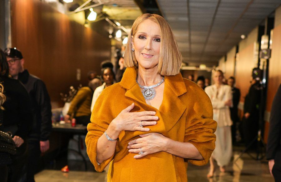 Celine Dion at the Grammy awards February 2024 Getty BangShowbiz