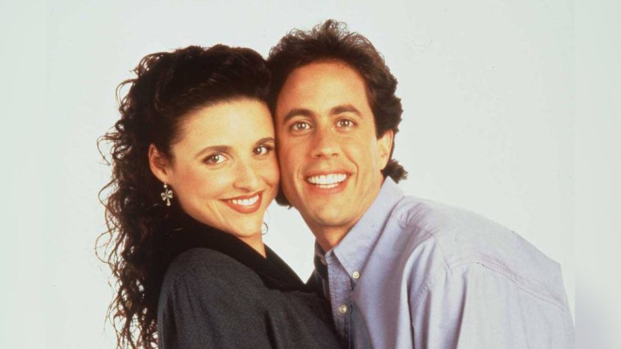 Julia Louis-Dreyfus und Jerry Seinfeld zu alten "Seinfeld"-Zeiten. (smi/spot)