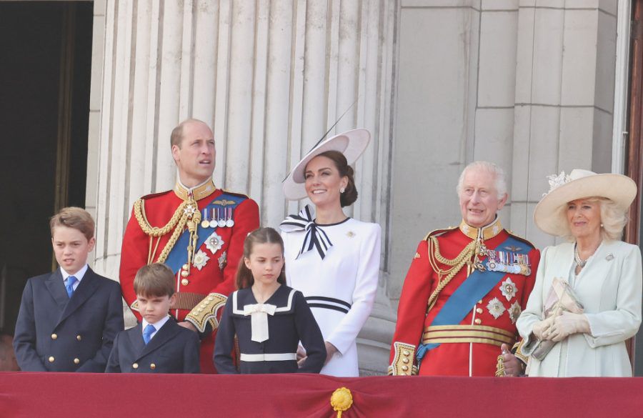 Prince William, Catherine, King Charles, Camilla - June 24 - Trooping the Colour - London - Getty BangShowbiz