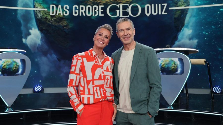 Sonja Zietlow und Dirk Steffens werden durch "Das große Geo-Quiz" führen. (jom/spot)