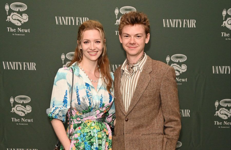 Thomas Brode-Sangster and Talulah Riley - The RHS Chelsea Flower Show 2024 - Getty BangShowbiz