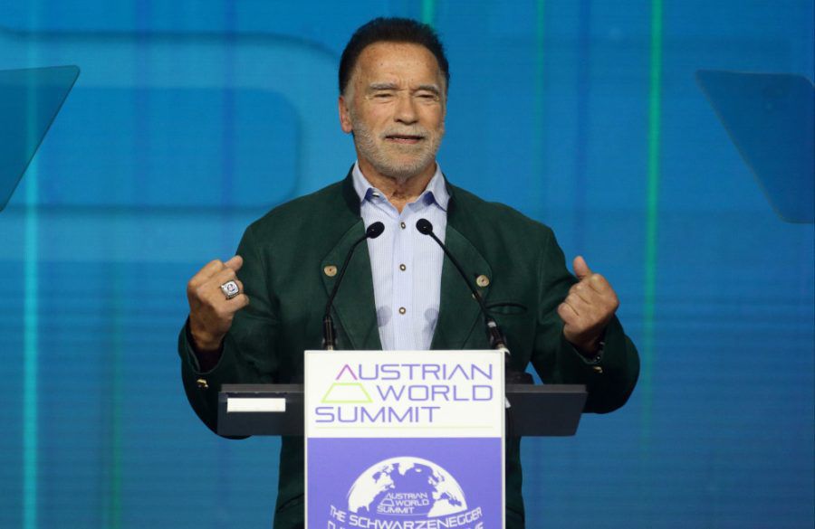 Arnold Schwarzenegger Austrian World Summit June 2024 Getty BangShowbiz