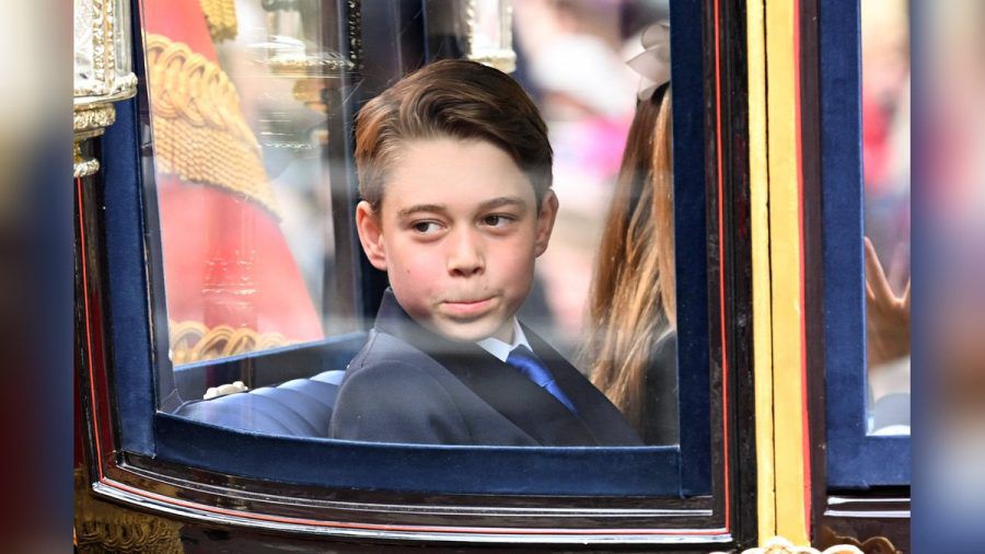 Prinz George in seiner Kutsche bei der "Trooping the Colour"-Parade. (dr/spot)