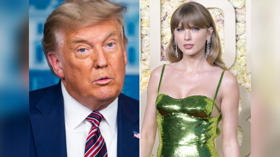 Donald Trump und Taylor Swift sind sich politisch nicht sehr nahe. (dr/spot)