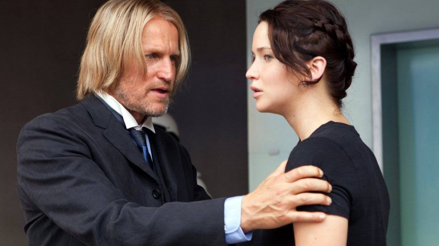 Woody Harrelson und Jennifer Lawrence in "Die Tribute von Panem - The Hunger Games". (lau/spot)