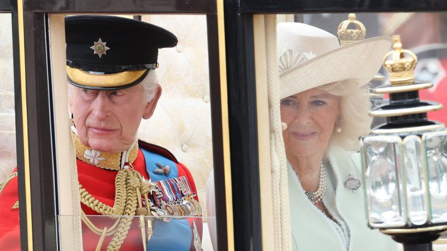 König Charles III. und Königin Camilla beim "Trooping the Colour". (eee/spot)