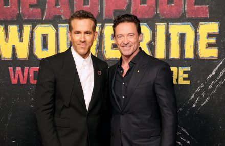 Ryan Reynolds and Hugh Jackman attend the Deadpool & Wolverine World Premiere - Getty BangShowbiz