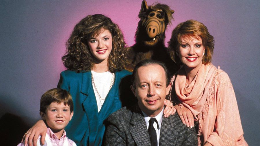 Die Familie Tanner aus der Kult-Sitcom "Alf": Benji Gregory, Andrea Elson, Max Wright und Anne Schedeen. (sv/spot)