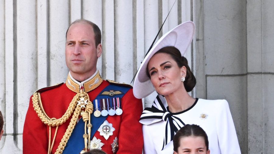 Prinz William und Prinzessin Kate Ende Juni bei der "Trooping the Colour"-Parade mit Prinzessin Charlotte und Prinz Louis. (rho/spot)