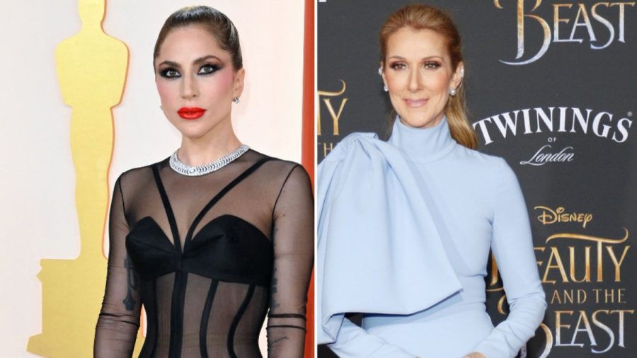 Lady Gaga (l.) und Céline Dion haben offenbar Großes vor. (stk/spot)