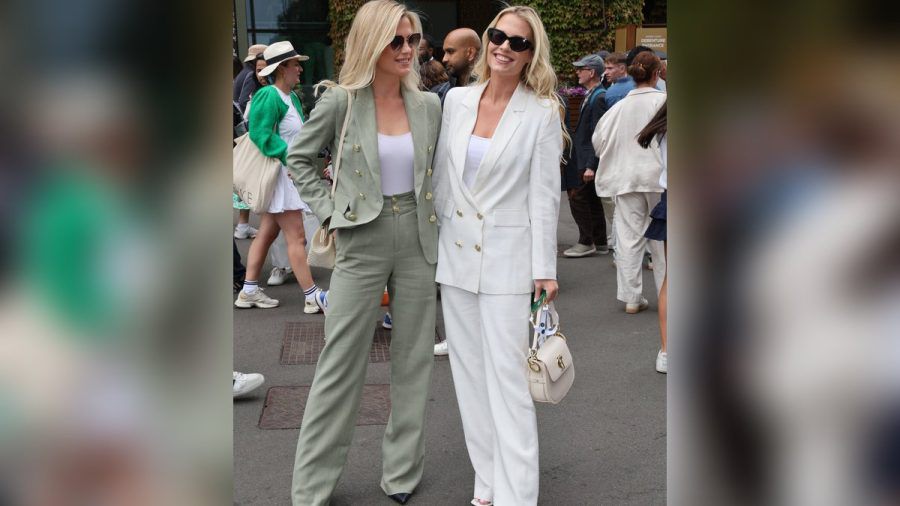 Lady Eliza und Lady Amelia Spencer in Wimbledon. (eee/spot)