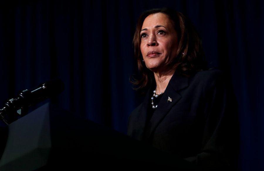 US Vice President Kamala Harris at campaign event - Getty - July 2024 BangShowbiz