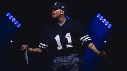Chris Brown bei einem seiner Konzerte. (hub/spot)