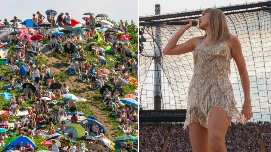 Taylor Swift sorgte an zwei Tagen für einen vollen Olympiapark in München. Mehr als 200.000 Menschen lockte sie am Wochenende an. (ae/spot)