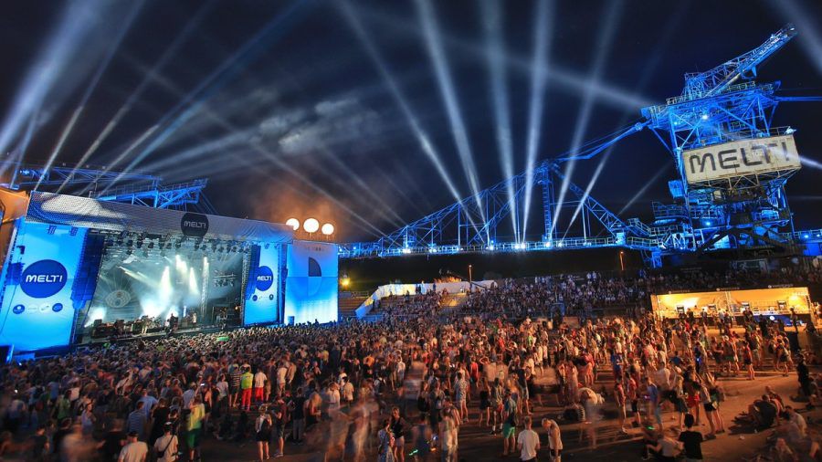 In der "Stadt aus Eisen" feierten jahrelang die Festivalgänger des Melt. (jom/spot)