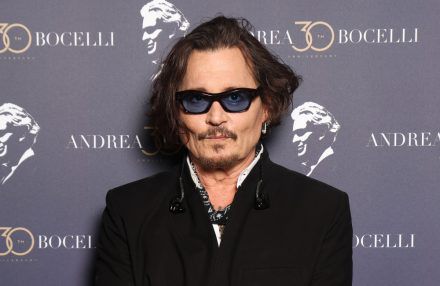 Johnny Depp - Andrea Bocelli 30th - The Celebration Concert - Photocall -  Getty BangShowbiz