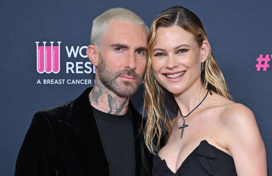 Adam Levine and Behati Prinsloo attend The Women's Cancer Research Fund Gala March 2023 - Getty BangShowbiz