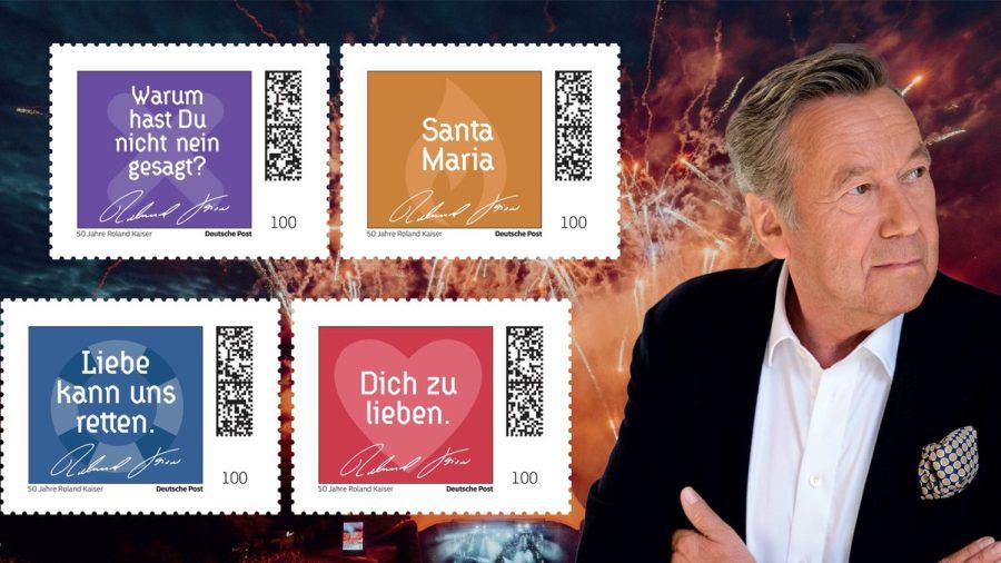 Roland Kaiser bekommt als erster Schlagerstar in Deutschland eigene Briefmarken. (the/spot)