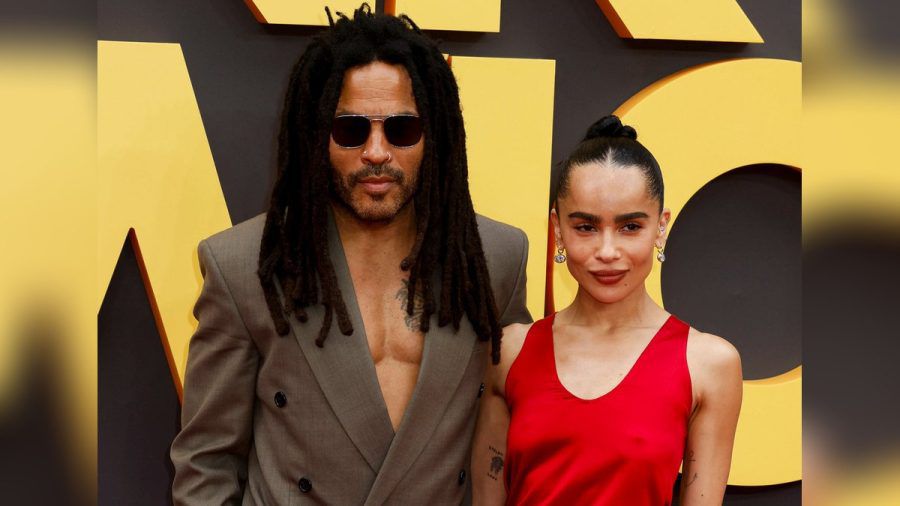 Lenny Kravitz Seite an Seite mit seiner Tochter Zoë Kravitz bei der Premiere ihres Films "Blink Twice" in London. (the/spot)