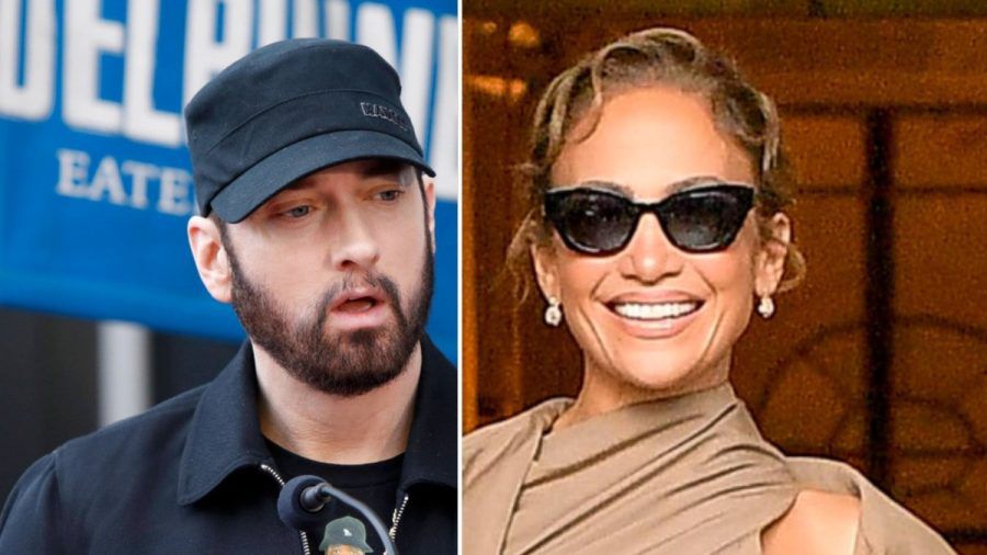 Dem Wettanbieter "BetOnline" zufolge ist Rapper Eminem der aussichtsreichste Kandidat für die nächste Liebesbeziehung von Jennifer Lopez (tj/spot)