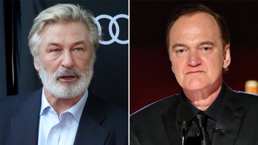 Quentin Tarantino (r.) entlässt Alec Baldwin nicht ganz aus der Verantwortung. (smi/spot)