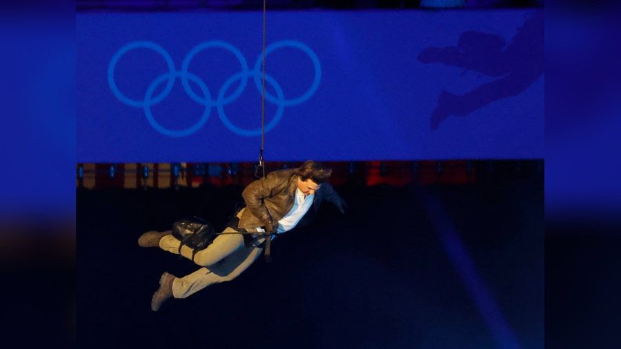 Tom Cruise bei der Abschlusszeremonie die Olympischen Spiele von Paris. (ili/spot)