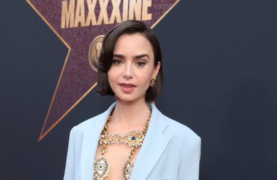 Lily Collins - MaXXXine - Premiere - Arrivals - Getty BangShowbiz