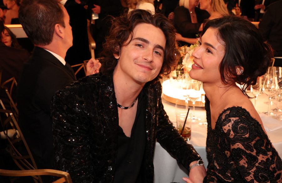 Timothee Chalamet and Kylie Jenner -  Golden Globe Awards 2024 - Getty BangShowbiz