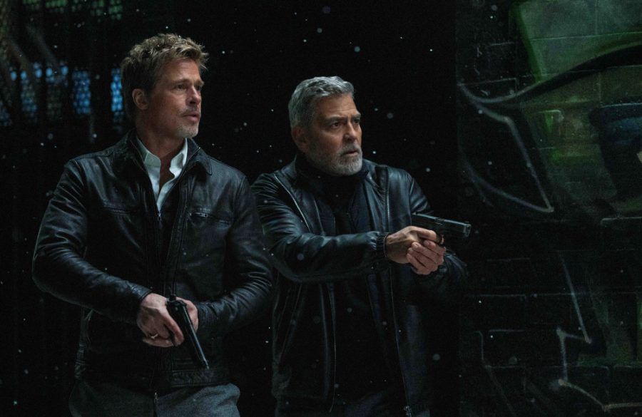 Brad Pitt and George Clooney star in Wolfs - 2024 - Sony Pictures BangShowbiz