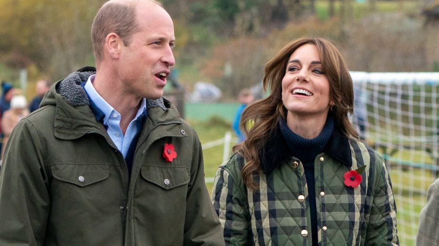 Prinz William und Prinzessin Kate im vergangenen Jahr in Schottland. (lau/spot)