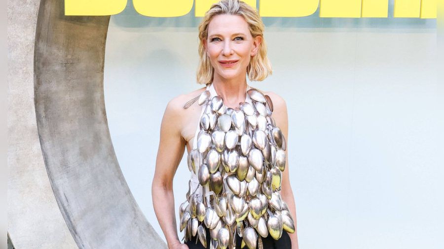 Schauspielerin Cate Blanchett trägt zum "Borderlands"-Screening Silber. (rho/spot)